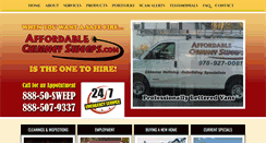 Desktop Screenshot of affordablechimneysweeps.com